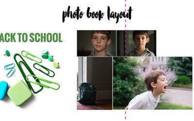 Creative Layout Idea for Back-to-School Photos