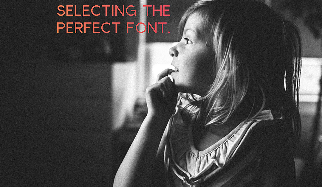 Selecting a Font to Match your Photo Book Vision