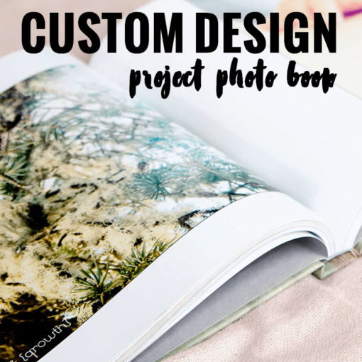 Custom Design Project Photo Book