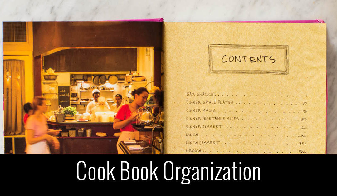 Family Cookbook Organization