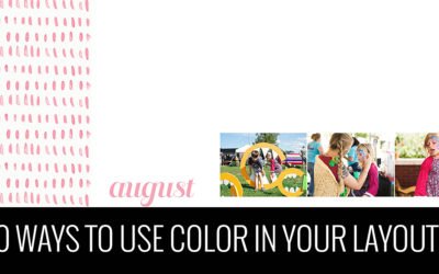 10 Easy Ways to Use Color in your Photo Book Layouts