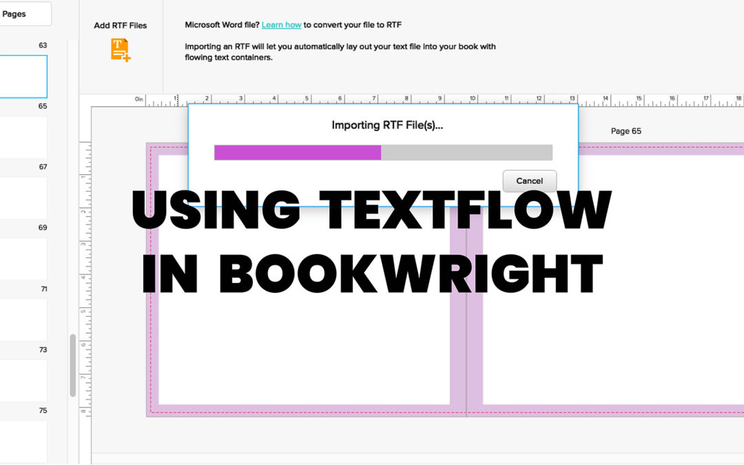 Using Textflow in BookWright